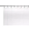 Carnation Home Fashions Stall Size 5 Gauge Vinyl Shower Curtain Liner - Super Clear - 54" Wide X 78" Long