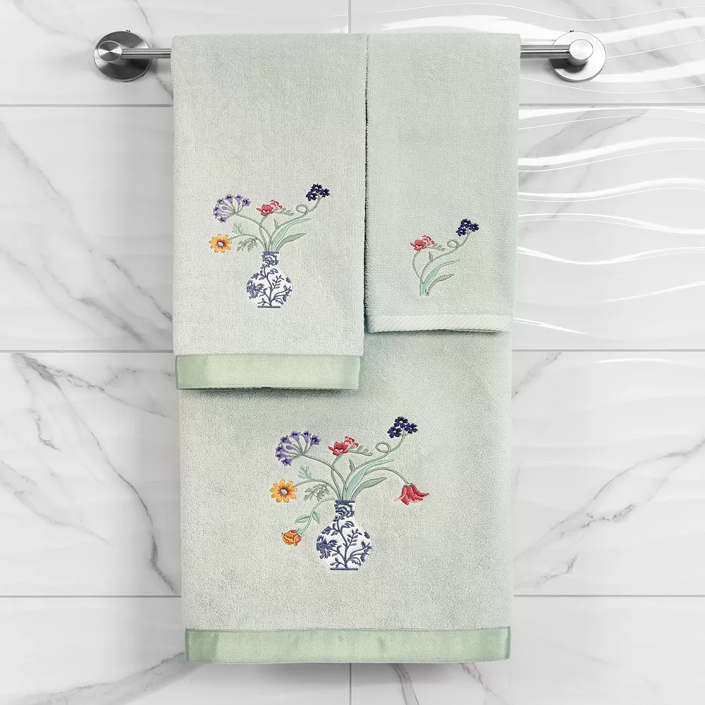 Linum Home Textiles Turkish Cotton Stella 2-piece Embellished Hand Towel Set - Image 3