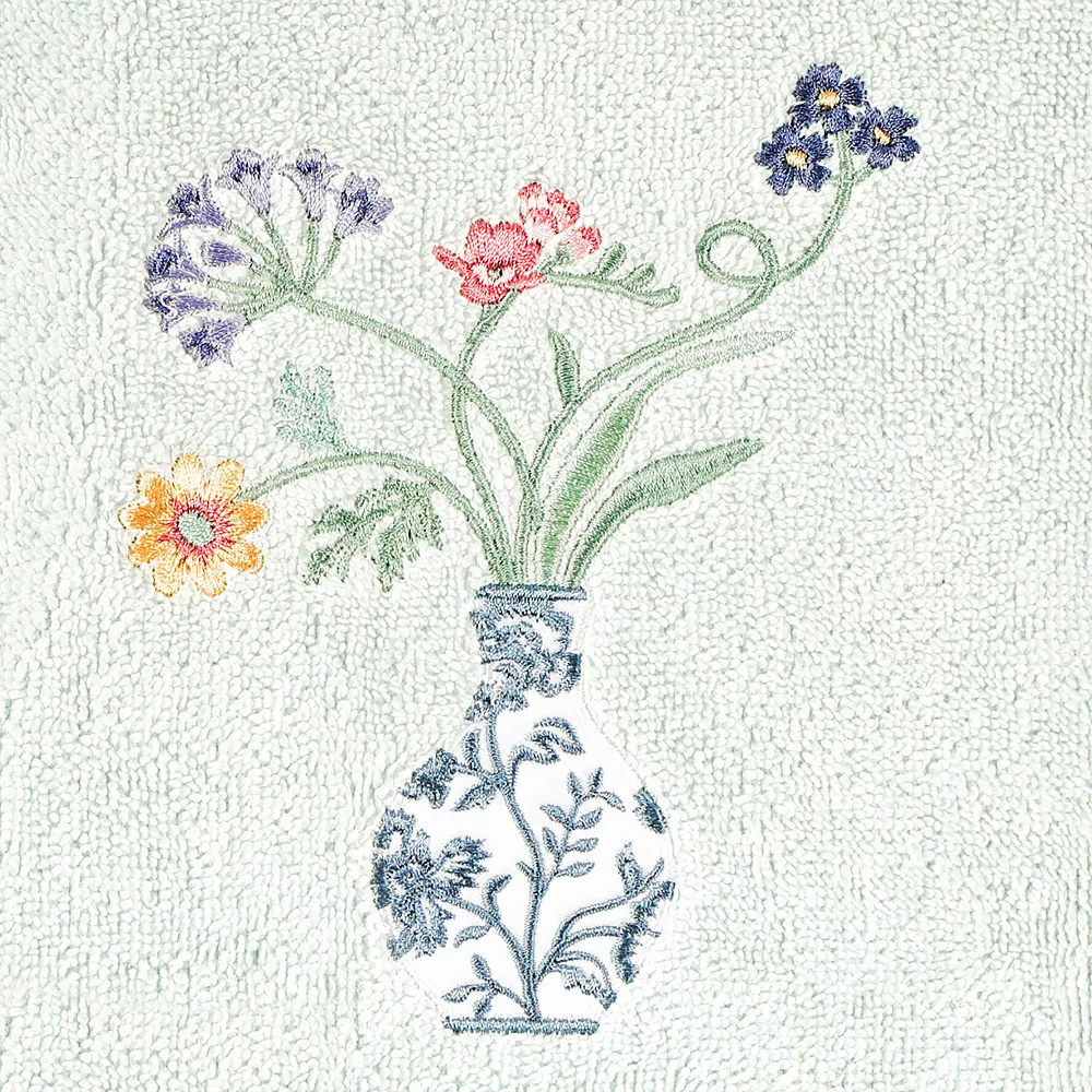 Linum Home Textiles Turkish Cotton Stella 2-piece Embellished Hand Towel Set - Image 4