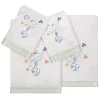 Linum Home Textiles Turkish Cotton Stella 4-piece Embellished Towel Set