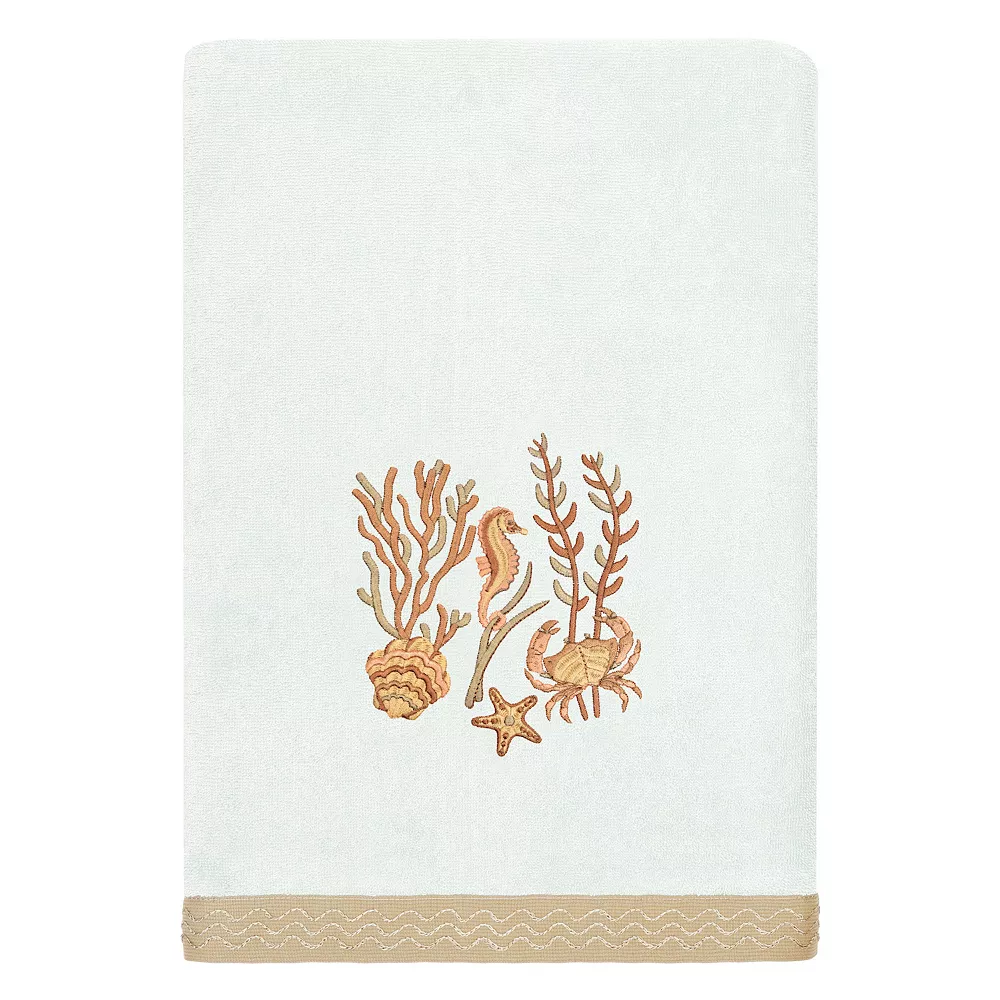 Linum Home Textiles Turkish Cotton Aaron 3-piece Embellished Towel Set - Image 4