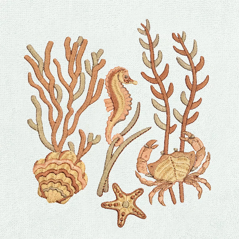 Linum Home Textiles Turkish Cotton Aaron 4-piece Embellished Towel Set - Image 6