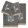 Linum Home Textiles Turkish Cotton Aaron 4-piece Embellished Towel Set