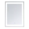 HOMCOM LED Bathroom Mirror Wall Mount Vanity Make Up Mirror With Dimmable Touch Switch Control And Defogger Waterproof 32" X 24"