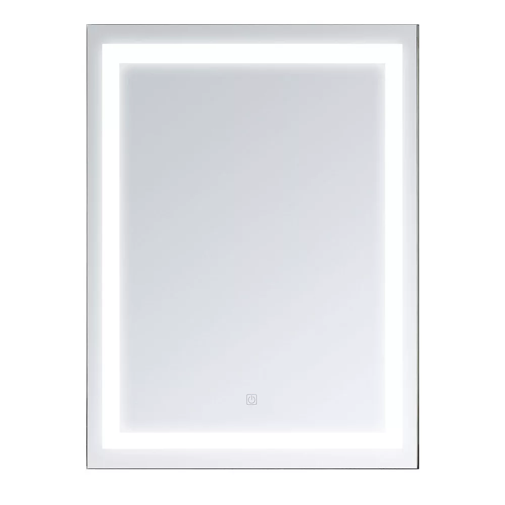 HOMCOM LED Bathroom Mirror Wall Mount Vanity Make Up Mirror With Dimmable Touch Switch Control And Defogger Waterproof 32" X 24"