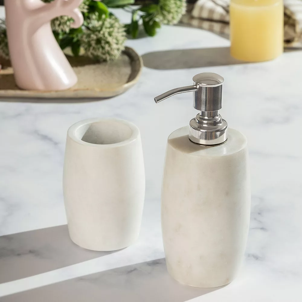 GAURI KOHLI Pandora Lotion Dispenser & Tumbler Set - Image 2