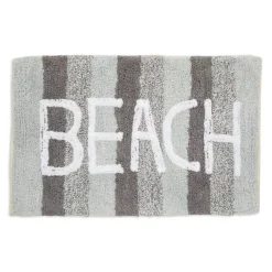 Juvale Non-Slip Bath Mat, Beach Bathroom Rug For Showers (Multi-Colored, 32 X 20 Inches)