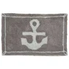 Juvale Non-Slip Bathroom Mat For Showers, Nautical Anchor Bath Rug (32 X 20 Inches)