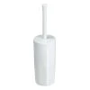 MDesign Slim Toilet Bowl Brush/Holder Combo, Storage For Bathroom - Marble