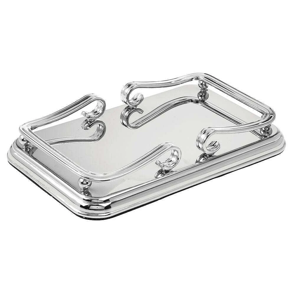 MDesign Metal Guest Disposable Paper Hand Towel Storage Tray - Bronze/Warm Brown