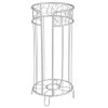 MDesign Decorative Metal Toilet Paper Storage Holder Stand, 3 Rolls - Chrome
