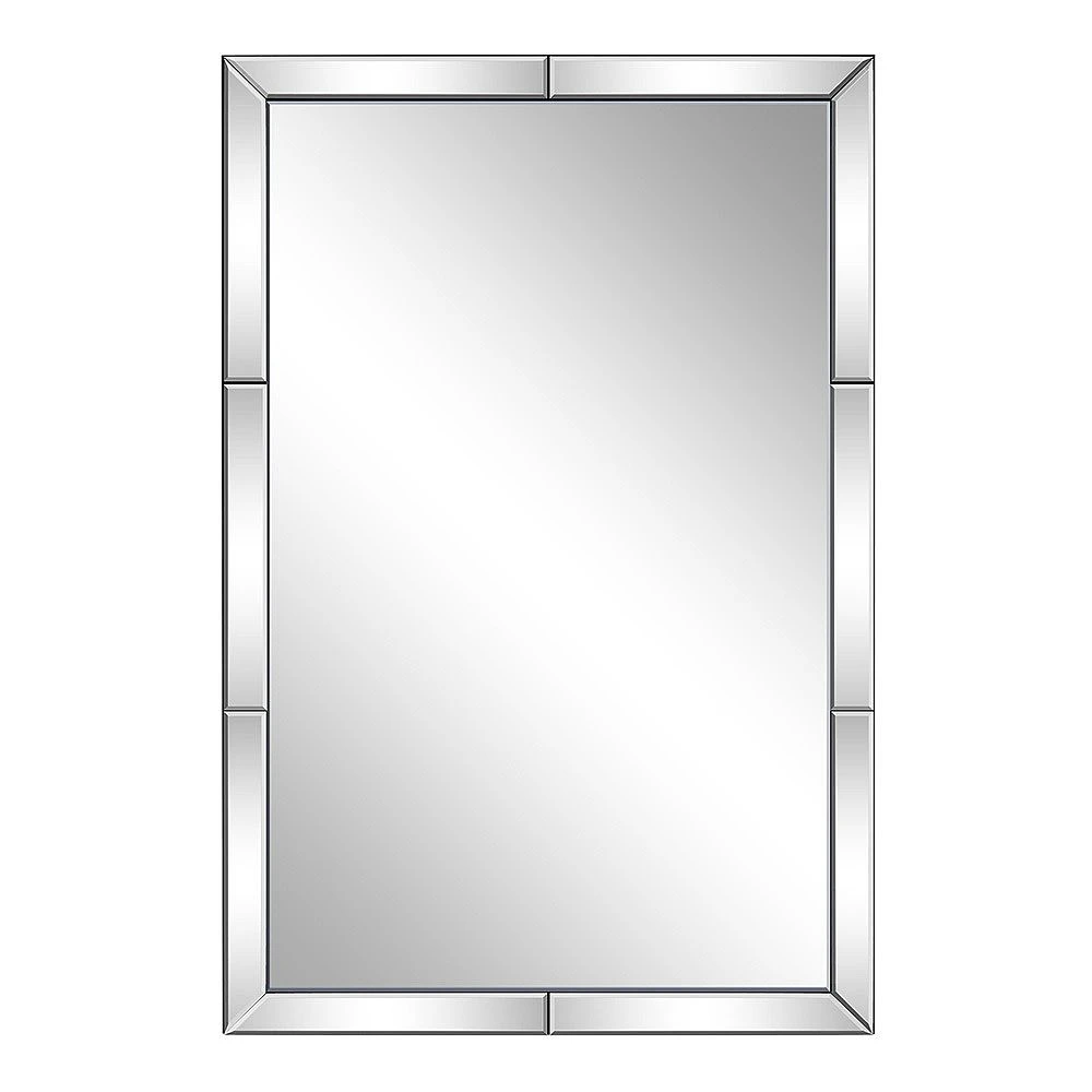 Cenports Camden Isle Divvy 24 In. X 36 In. Casual Rectangle Framed Classic Accent Wall Mirror