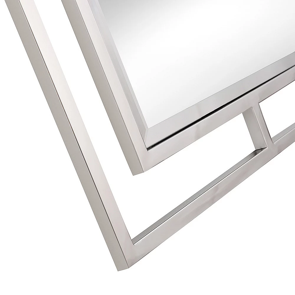 Cenports Camden Isle Addisson 27.5 In. X 42 In. Casual Rectangle Framed Floating Accent Wall Mirror - Image 4