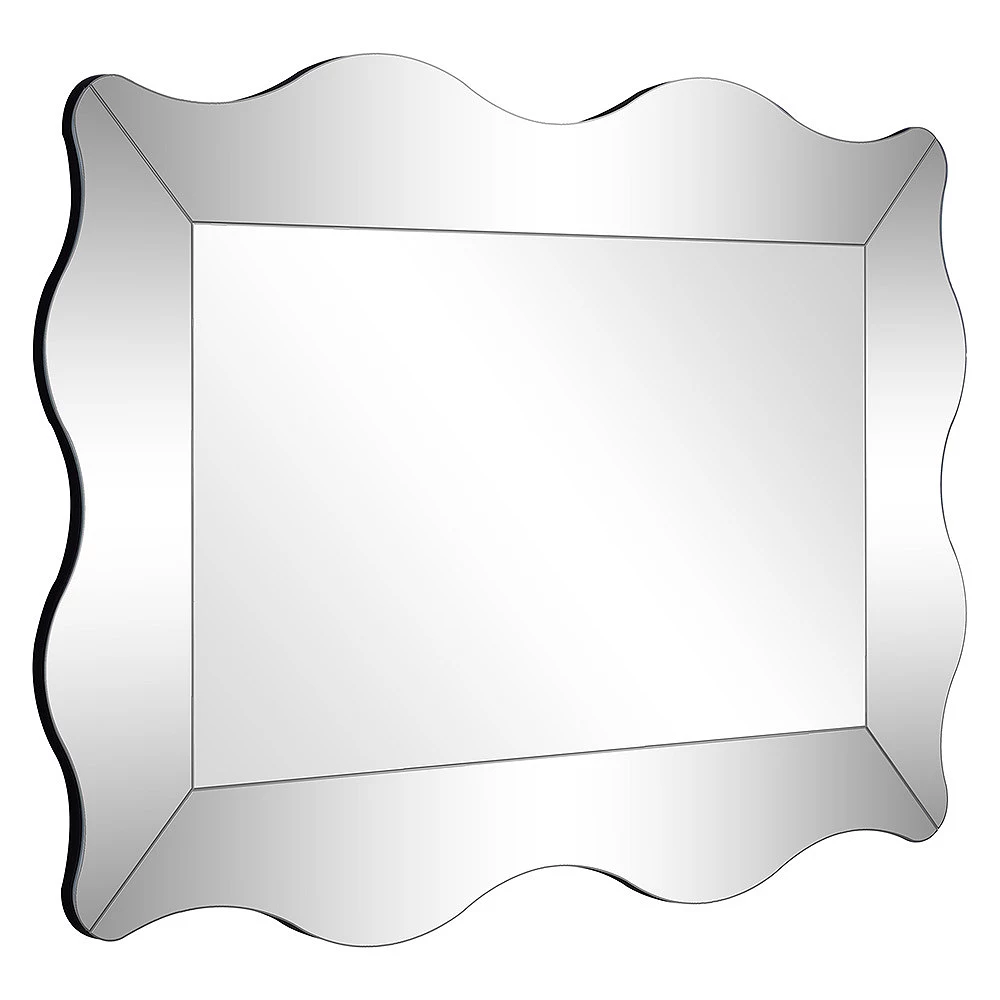 Cenports Camden Isle Antonella 23.625 In. X 35.375 In. Casual Irregular Framed Classic Accent Wall Mirror - Image 2