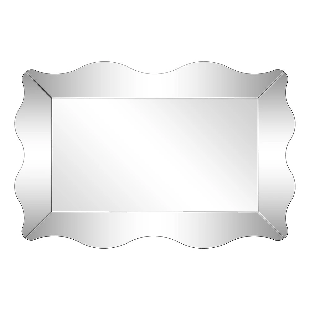 Cenports Camden Isle Antonella 23.625 In. X 35.375 In. Casual Irregular Framed Classic Accent Wall Mirror - Image 3