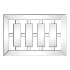 Cenports Camden Isle United 24 In. X 36 In. Casual Rectangle Framed Classic Accent Wall Mirror