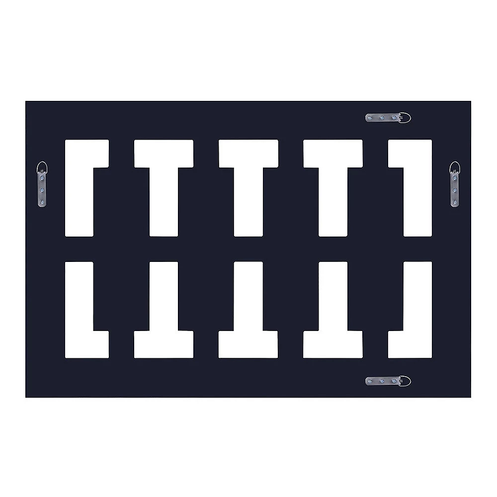 Cenports Camden Isle United 24 In. X 36 In. Casual Rectangle Framed Classic Accent Wall Mirror - Image 3