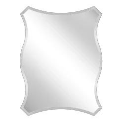 Cenports Camden Isle Merritt 32 In. X 23.625 In. Casual Irregular Frameless Classic Accent Wall Mirror