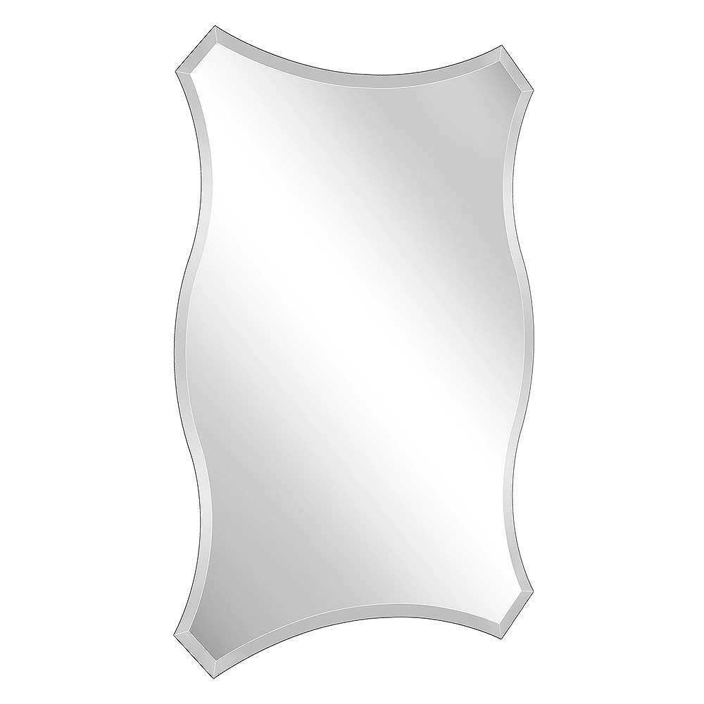 Cenports Camden Isle Merritt 32 In. X 23.625 In. Casual Irregular Frameless Classic Accent Wall Mirror - Image 2