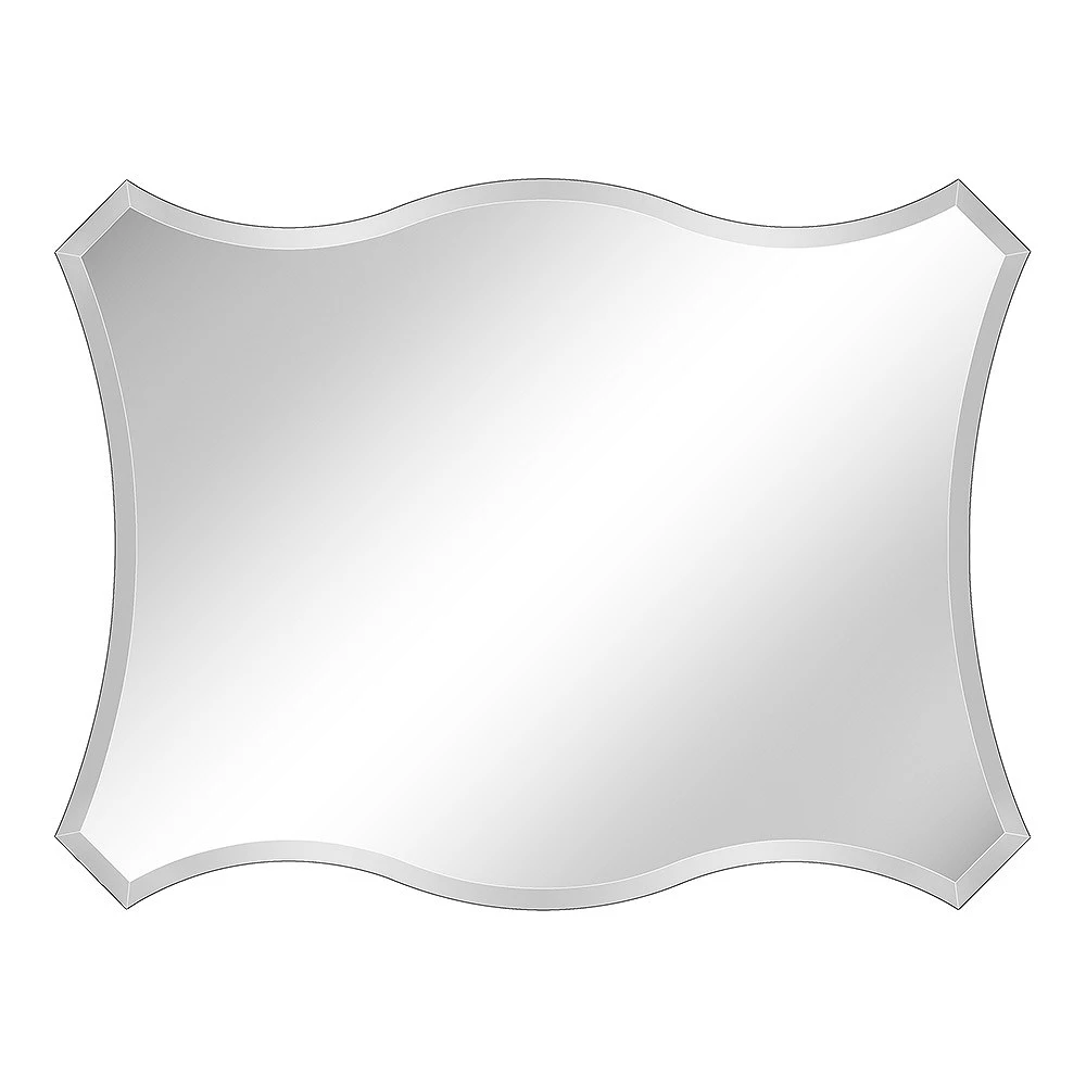 Cenports Camden Isle Merritt 32 In. X 23.625 In. Casual Irregular Frameless Classic Accent Wall Mirror - Image 3