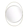 Cenports Camden Isle Sonya 27.5 In. X 39 In. Casual Oval Framed Floating Accent Wall Mirror