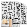 Talented Kitchen 192 Pack Preprinted Bathroom Labels For Containers, Black On Clear Stickers For Organizer Bins, Bath, Beauty Canisters, And Makeup Storage (Water Resistant)