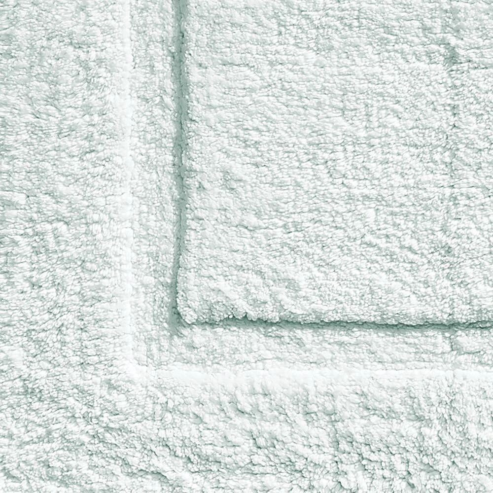 MDesign Bathroom Cotton Rectangular Rug, Long Runner, 60" X 21" - Image 3