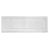 MDesign Bathroom Cotton Rectangular Rug, Long Runner, 60" X 21"