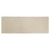 MDesign Bathroom Cotton Rectangular Rug, Long Runner, 60" X 21"