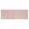 MDesign Soft Cotton Spa Mat Rug For Bathroom, Braided, 60" X 21"