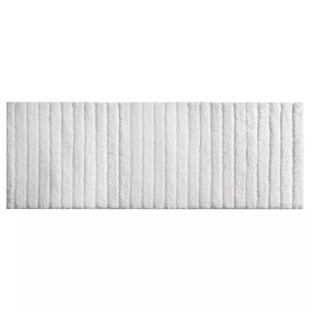 MDesign Soft Microfiber Polyester Non-Slip Spa Mat/Runner, 60" X 21"