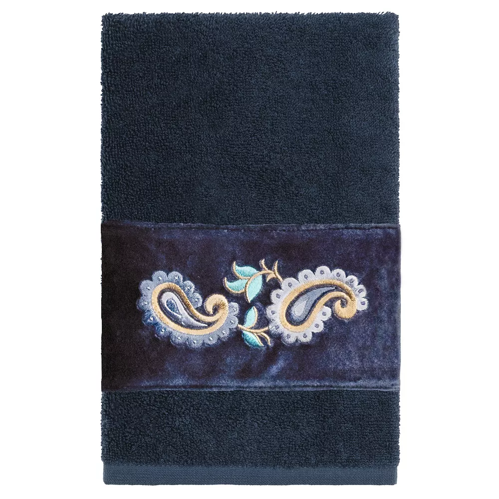 Linum Home Textiles Turkish Cotton Mackenzie 3-piece Embellished Towel Set - Image 3
