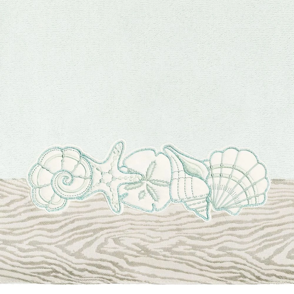 Linum Home Textiles Turkish Cotton Shell Row 2-piece Embellished Bath Towel Set - Image 3