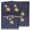 Linum Home Textiles Turkish Cotton Tortuga 4-piece Embellished Towel Set