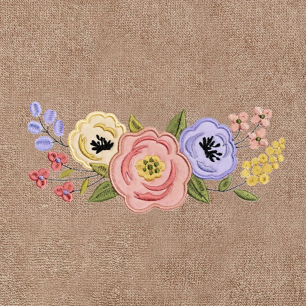 Linum Home Textiles Turkish Cotton Verano 3-piece Embellished Towel Set - Image 6