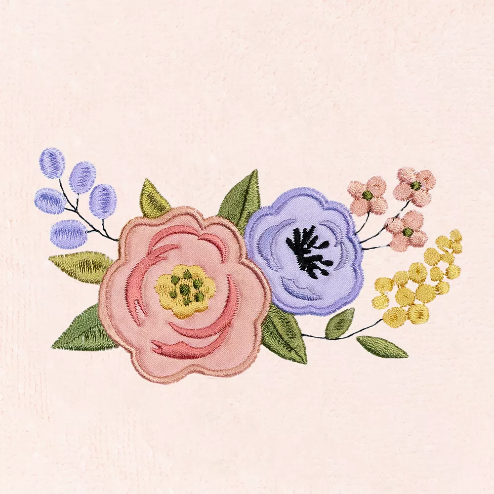 Linum Home Textiles Turkish Cotton Verano 2-piece Embellished Hand Towel Set - Image 3