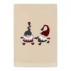 Linum Home Textiles Christmas Gnomes Embroidered Luxury Turkish Cotton Hand Towel