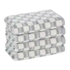 MDesign Nate Home By Nate Berkus Cotton Jacquard 4-Piece Hand Towel Set
