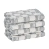 MDesign Nate Home By Nate Berkus Cotton Jacquard 4-Piece Washcloth Set